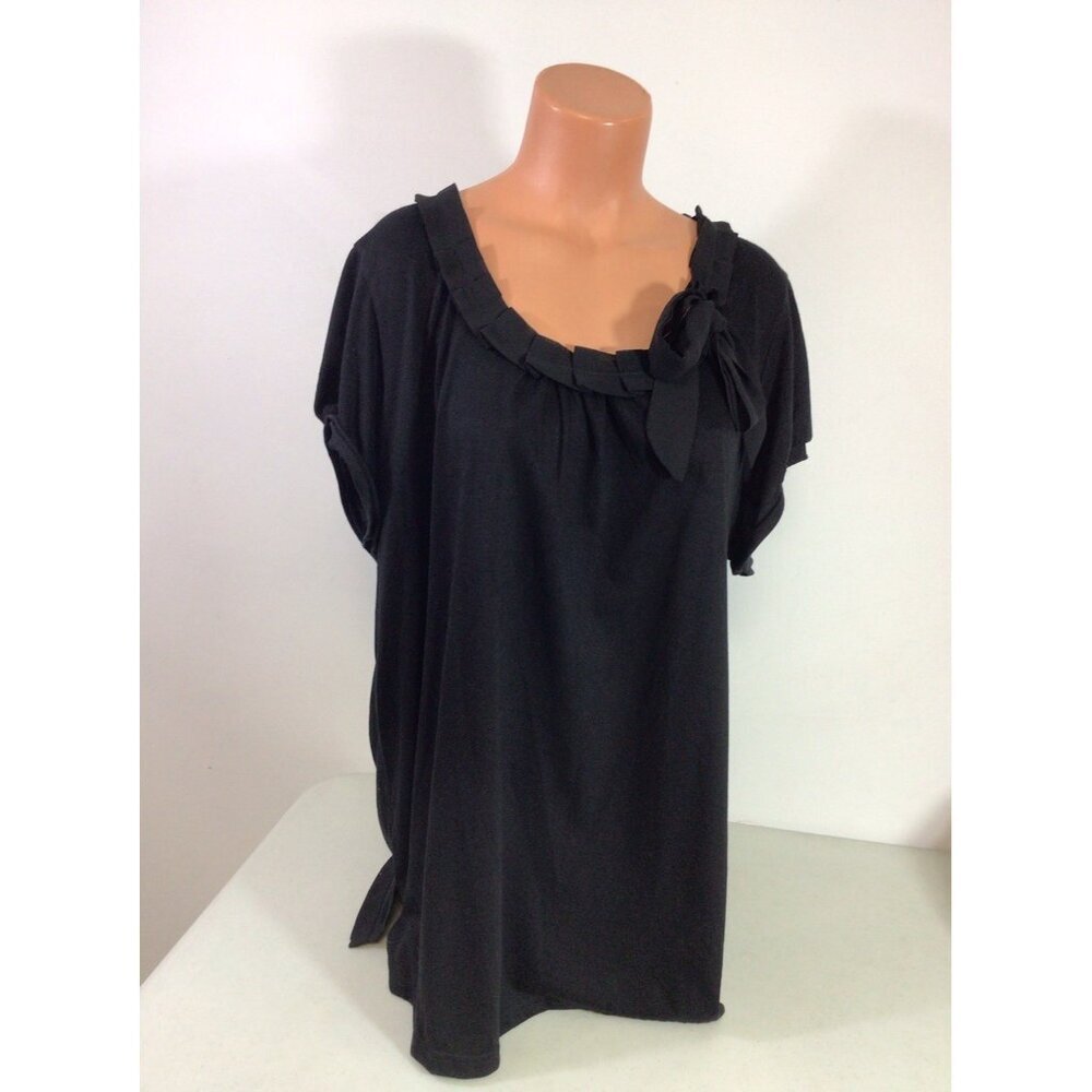 Fashion Bug Black Top Office Siren Womens 22/24